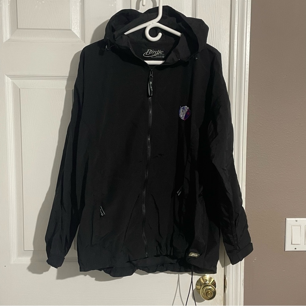 Birdie Jackets Size Small Mens Full Zip Embroidered Golf Weather Jacket Nylon